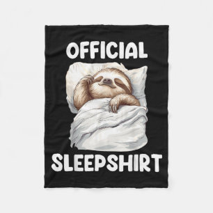 Sleepshirt Cute Sleeng Sloth Animal Lovers Pajama Fleece Blanket