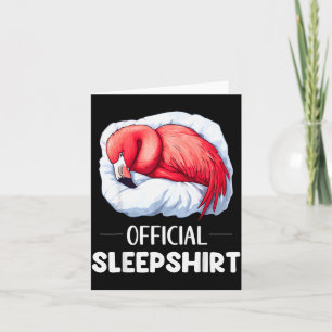 Sleepshirt Sleeng Flamingo Animal Lovers Pajama  Card