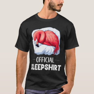 Sleepshirt Sleeng Flamingo Animal Lovers Pajama  T-Shirt