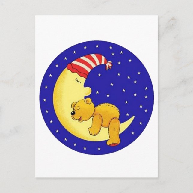 Sleeptime Bear Postcard (Front)