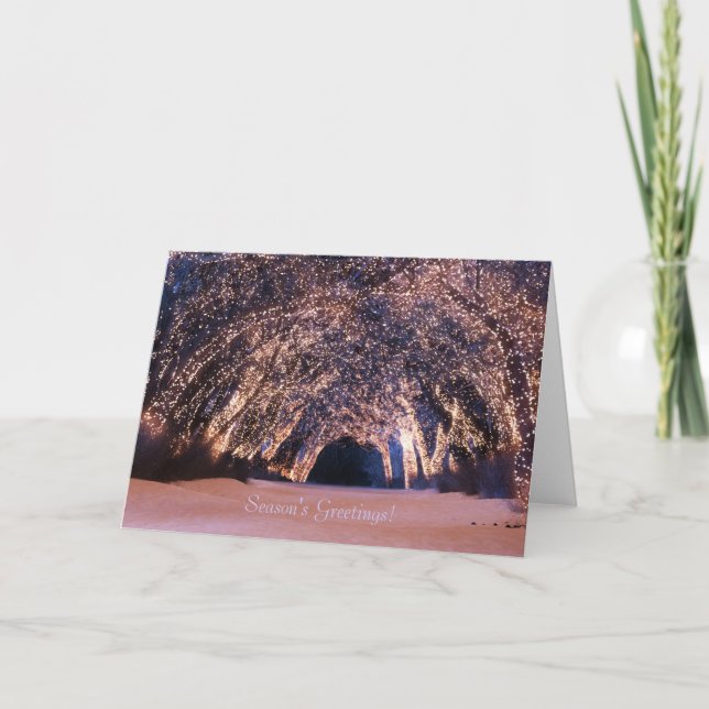 "Sleepwalker Wood (Night)" Christmas Card (Front)