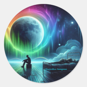 Sleepwalkers Anonymous Round Sticker