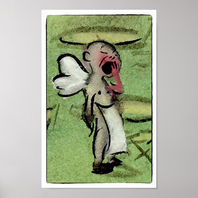 Sleepy Angel Poster (Front)