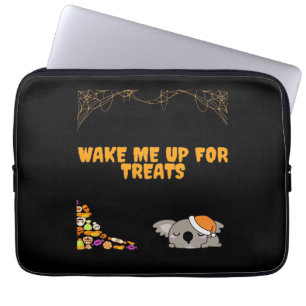 Sleepy animal ready for Halloween treats! Classic  Laptop Sleeve