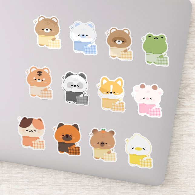 Sleepy Animals (Detail)