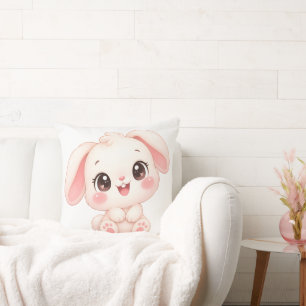 Sleepy Baby Bunny Cushion