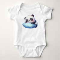 Sleepy baby panda
