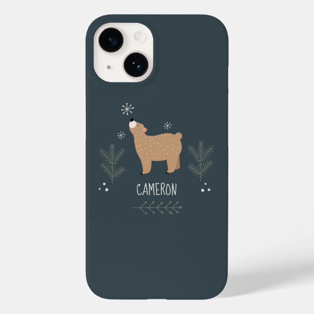 Sleepy Bear Case-Mate iPhone Case (Back)