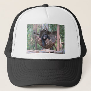 Sleepy Bear Hammock Park Forest Trail Camping Art Trucker Hat