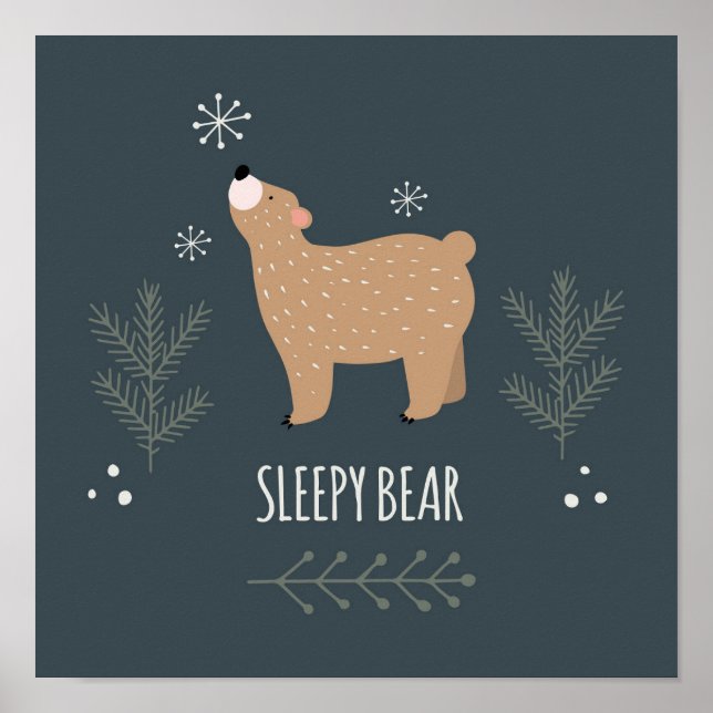 Sleepy Bear Poster (Front)