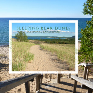 Sleepy Bear Trail Lake Superior, Sleepy Bear Dunes Postcard