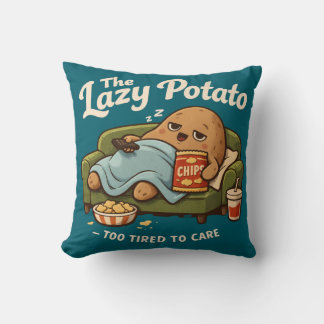 Sleepy Beige Cartoon Potato Sofa Comfort Design Cushion