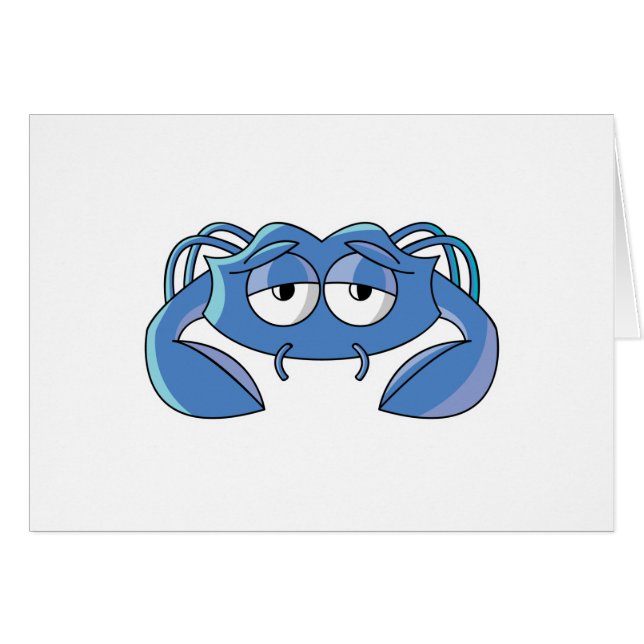 sleepy blue crab (Front Horizontal)