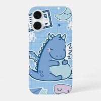Sleepy Blue Dragon – Cute Dreamland Kawaii