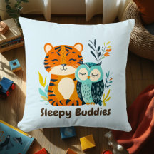 Sleepy Buddies Tiger & Owl | Cosy Animal Friends  