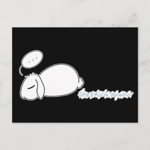Sleepy Bunny Stewie Postcard