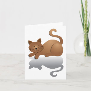 Sleepy Cat Card