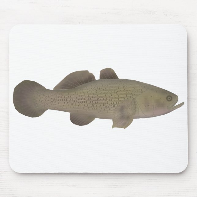 Sleepy Cod Mouse Pad (Front)