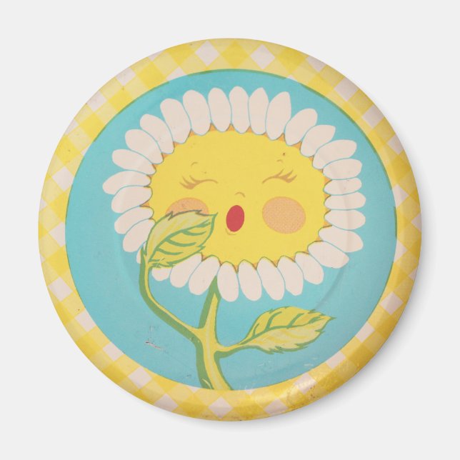 Sleepy Daisy Magnet (Front)