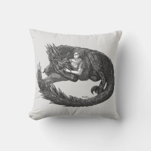 Sleepy Dinosaur Cushion