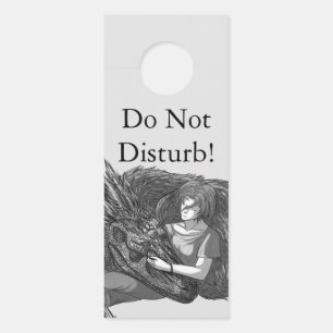 Sleepy Dinosaur "Do Not Disturb!" Door Hanger
