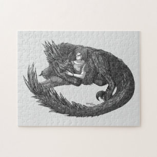 Sleepy Dinosaur Jigsaw Puzzle