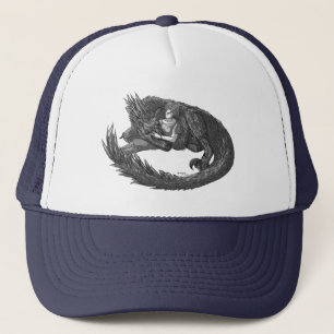 Sleepy Dinosaur  Trucker Hat