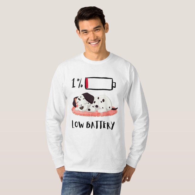 Sleepy Dog Design T-Shirt (Front Full)
