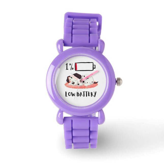 Sleepy Dog Design Watch (Front)