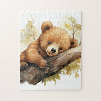 Sleepy dreamy bear puzzle