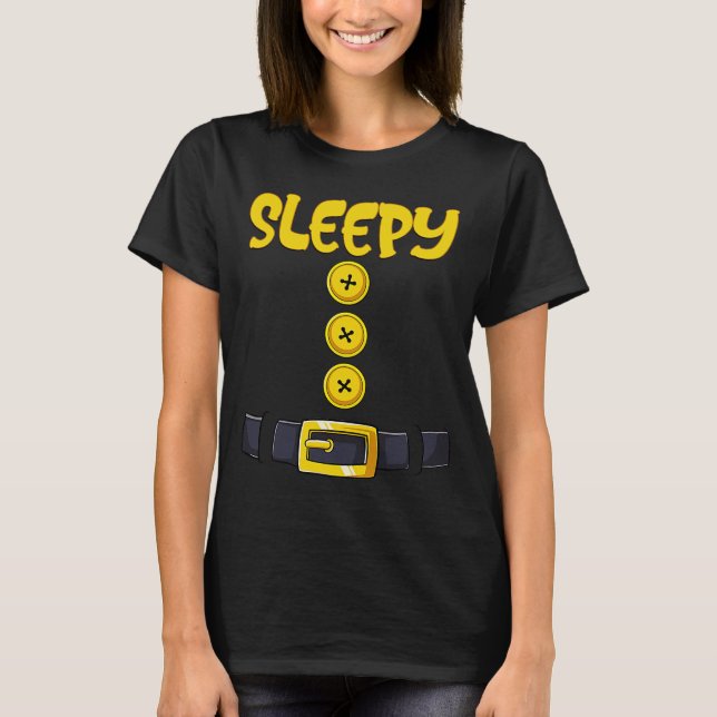 Sleepy Dwarf Halloween Costume   Idea Sleepy Dwarf T-Shirt (Front)