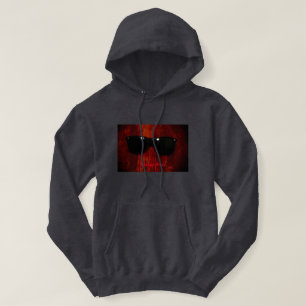 Sleepy Face: Dark Grey - Basic Hooded Sweatshirt