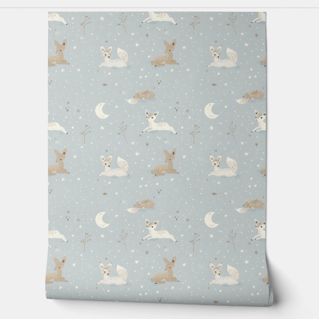 Sleepy Fawn Night Wallpaper (Unrolling)