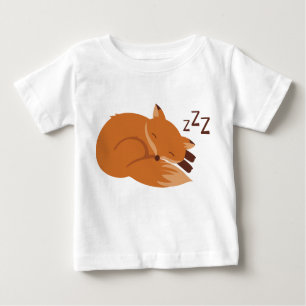 Sleepy Fox Baby T-Shirt