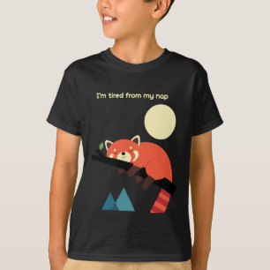 Sleepy Fox — Cute Nap Time Design T-Shirt