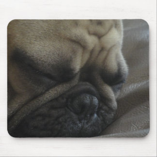 sleepy frenchy mouse pad