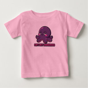 Sleepy Funny Kawaii Octopus Toddler Top