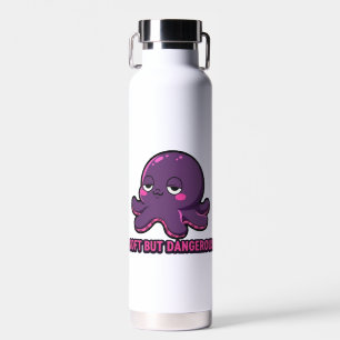 Sleepy Funny Octopus Water Bottle