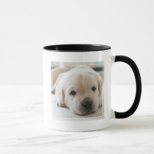Sleepy Golden Labrador Puppy Mug