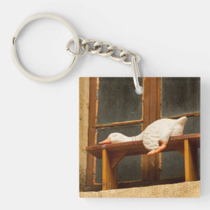 Sleepy Goose Acrylic Keychain