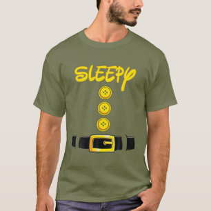 Sleepy Halloween Dwarf Costume Colour Matching T-Shirt