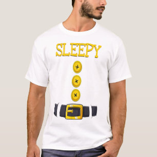 Sleepy Halloween Dwarf Costume Colour Matching T-Shirt