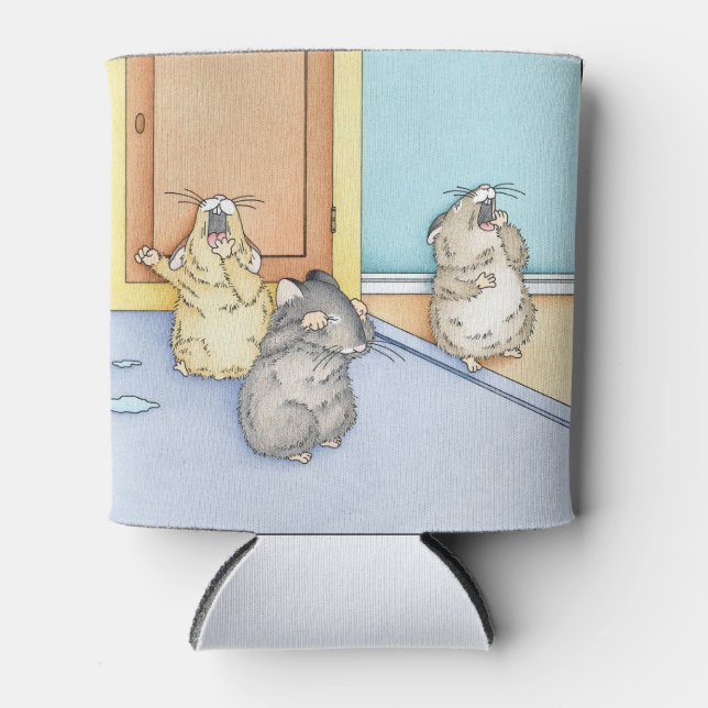 Sleepy Hamsters Can Cooler (Front)