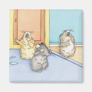 Sleepy Hamsters Magnet