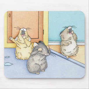 Sleepy Hamsters Mouse Pad