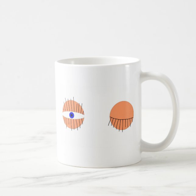 sleepy head coffee mug (Right)
