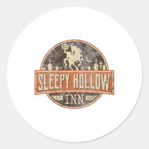 Sleepy Hollow Alloween Horseman  Classic Round Sticker