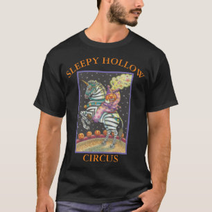 SLEEPY HOLLOW CIRCUS CLOWN AND ZEBRA T-Shirt