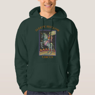 SLEEPY HOLLOW CIRCUS, FLEECE PULLOVER HOODIE Green