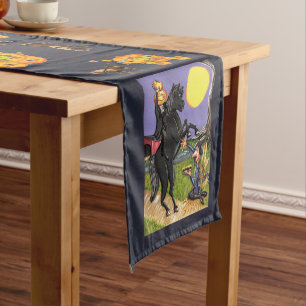 Sleepy Hollow Exchange Pumpkin Carriage Table Short Table Runner